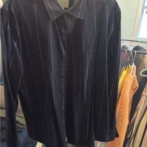 American Eagle Outfitters Navy Shirt